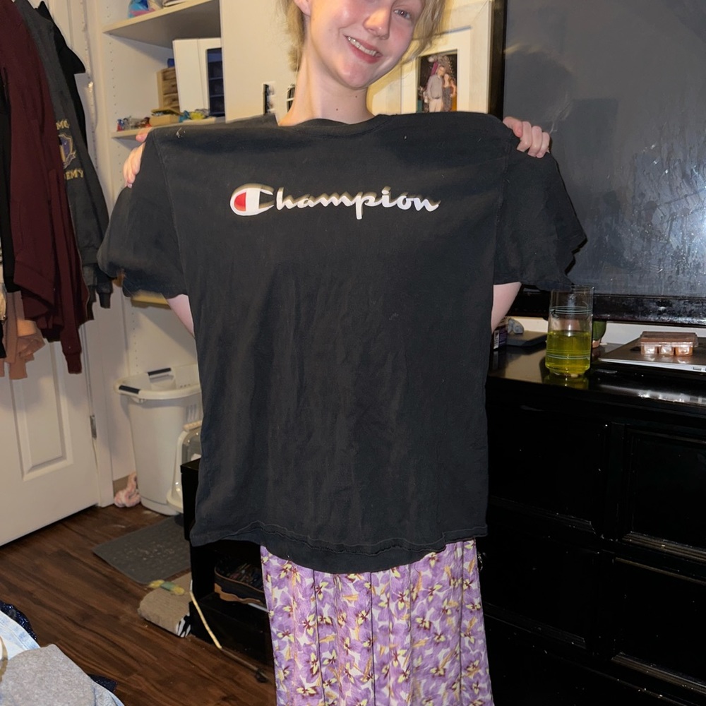 champion t shirt size L